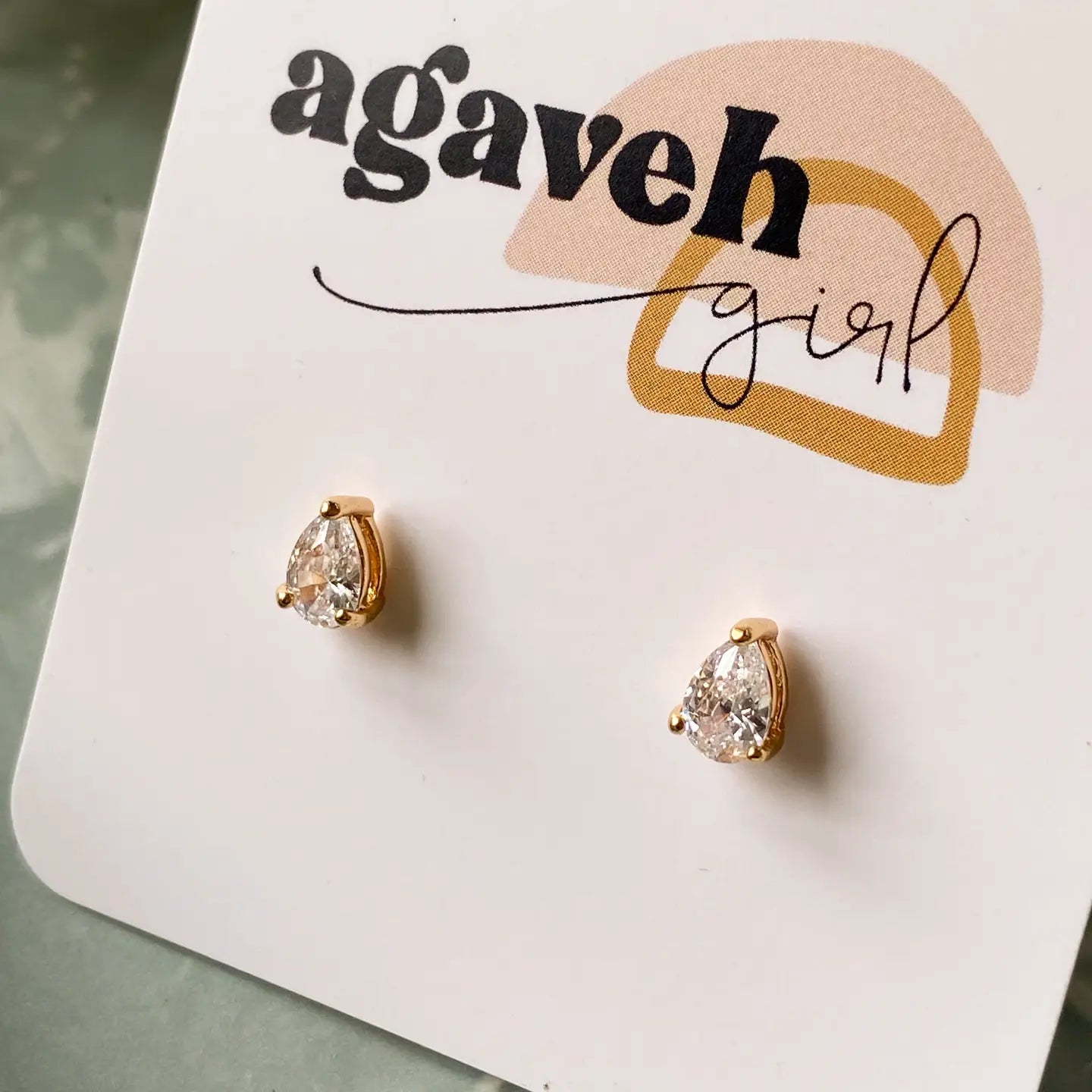 Teardrop Studs