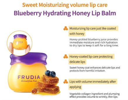 FRUIDA Hydrating Honey Lip Balm: Avocado Cica Relief