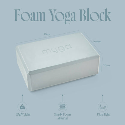 Foam Yoga Block - Teal