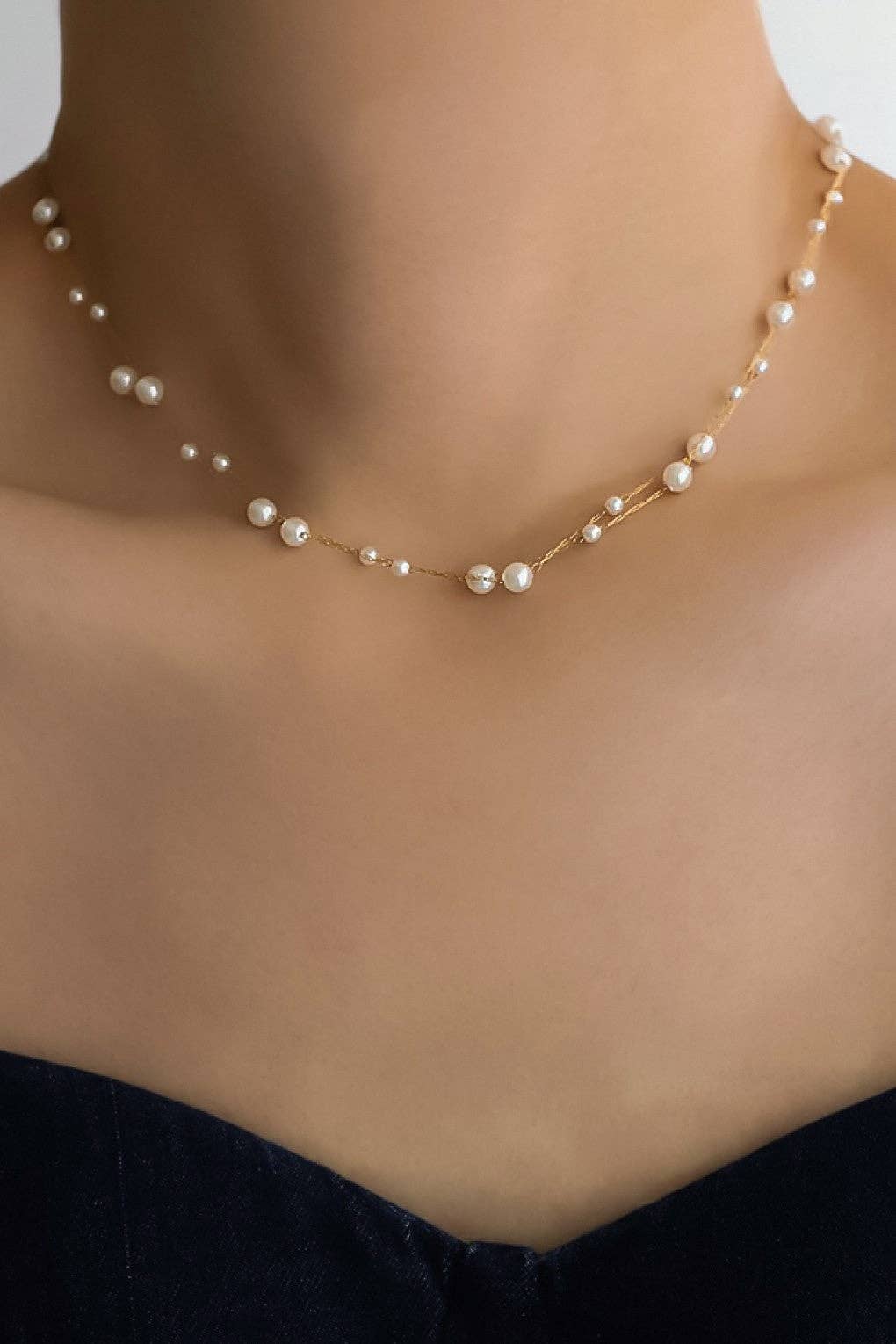 18K Gold Plated Waterproof Stainless Steel Chain Necklace