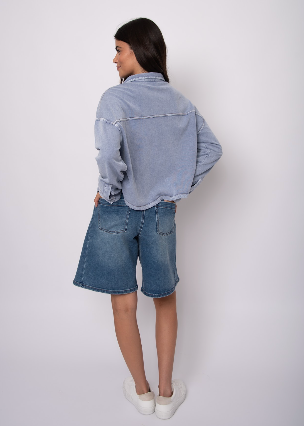 JEN STRETCH TWILL SHORT - DIDI DARK WASH