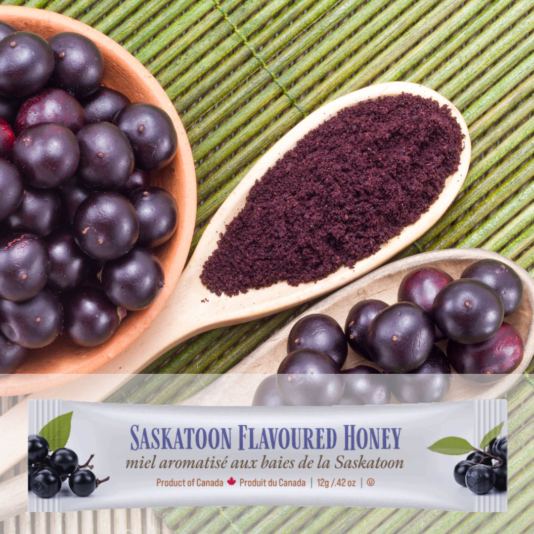 Honey Squeeze Pack - Saskatoon Berry - OU Kosher