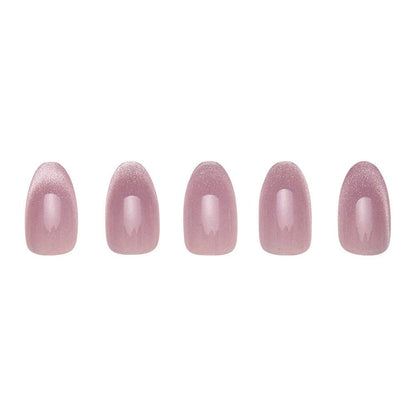 Fairy Dust Press-On Nails| Multidimensional Beige-pink shade