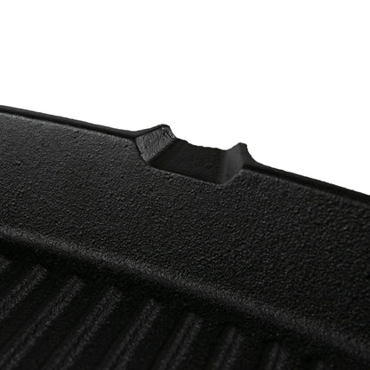 Pre-seasoned square grill pan with handle, 9.5"