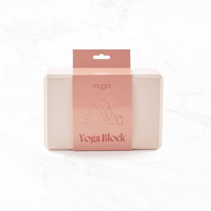 Foam Yoga Block - 6 Colours Available: Blush