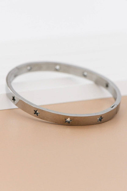 Tarnish-Resistant Waterproof Stainless Steel Bangle