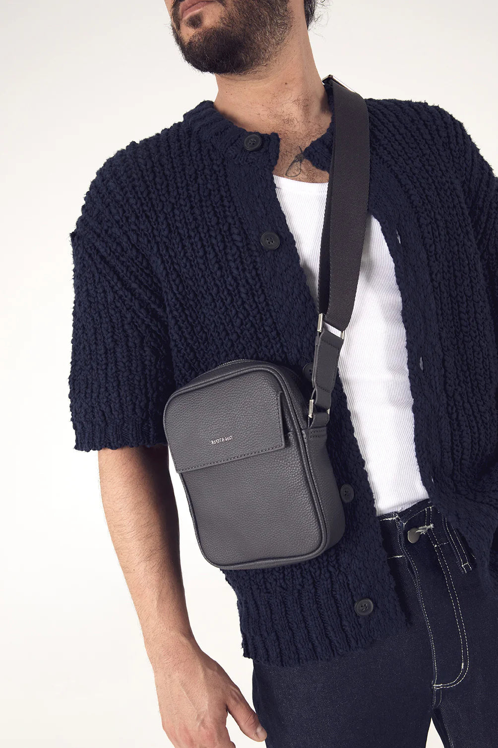 MAREO Vegan Crossbody Bag – Grain