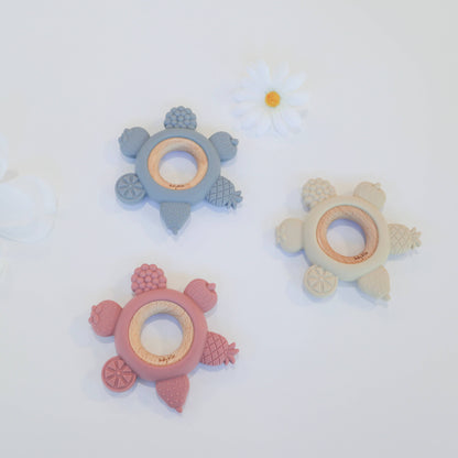 Fruit Teether Ring - Cream: Cream