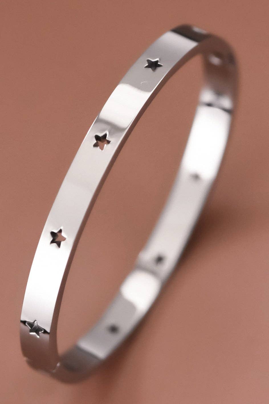 Tarnish-Resistant Waterproof Stainless Steel Bangle