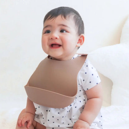 Silicone Bib - Almond: Almond