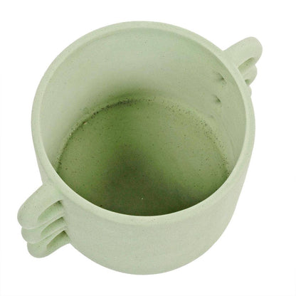 Truu Design Chic Ceramic Planter With Loop Edges