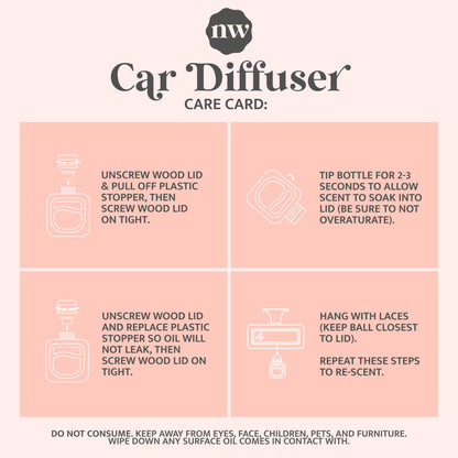 Car Diffusers | Mahogany Teakwood