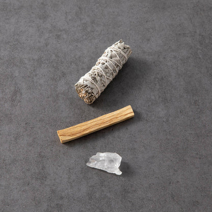 Smudge Ritual Set – Cleanse, Protect & Invite Positive Energy: Black Tourmaline