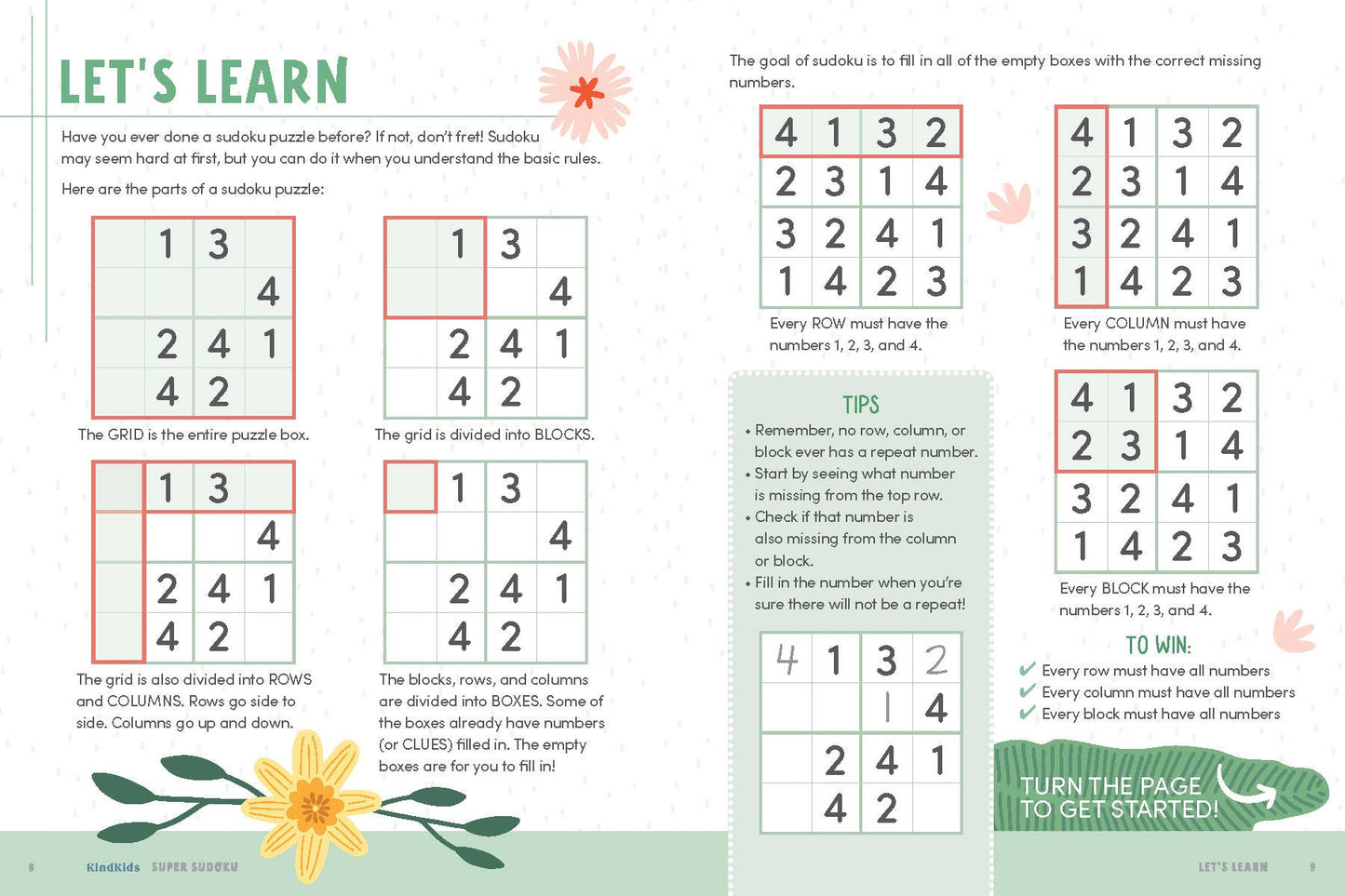 KindKids Super Sudoku - Kids' Activity Book