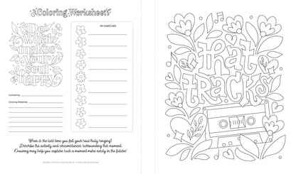 Modern Folk Art Coloring Book: 60 Patterns to Boost Joy