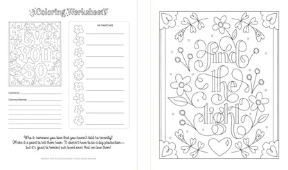 Modern Folk Art Coloring Book: 60 Patterns to Boost Joy