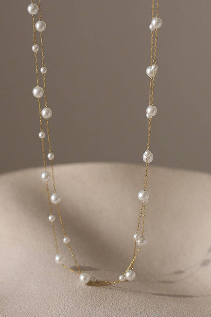 18K Gold Plated Waterproof Stainless Steel Chain Necklace