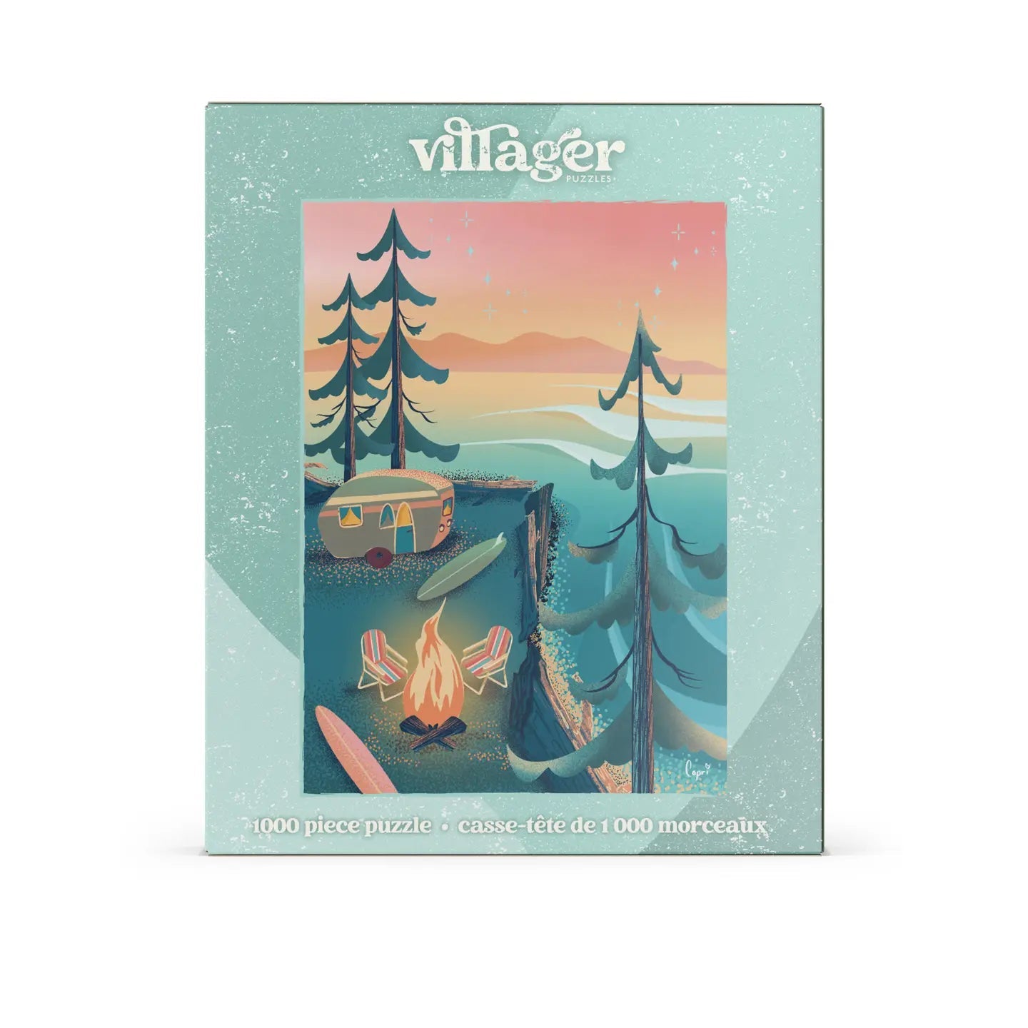 Coastal Camping 1000-Piece Puzzle | Designed in Bc Canada
