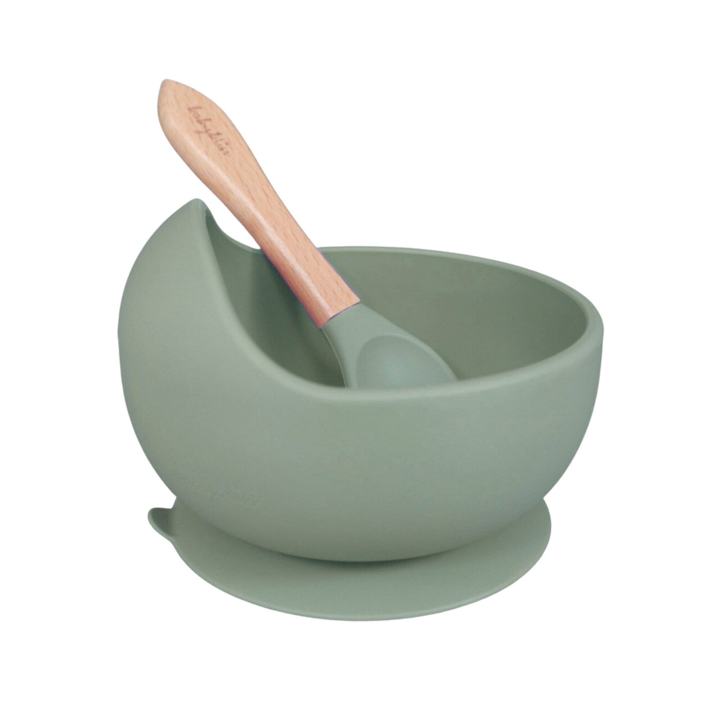 Bowl & Wooden Spoon Set - Sage: Sage