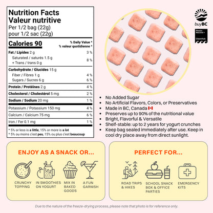 Freeze-Dried Strawberry Yogurt Crunch