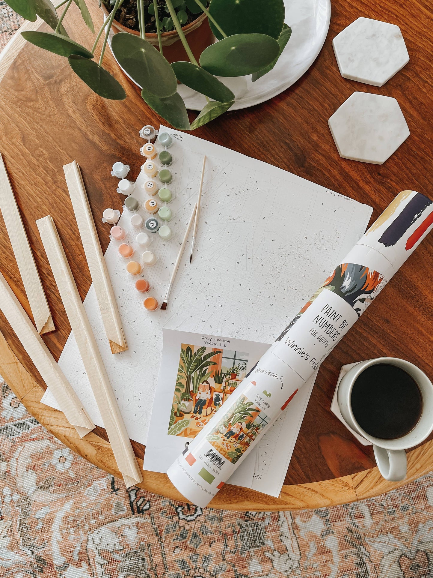 Cozy Reading - Paint by Numbers gift - Graduation Gifts 2025