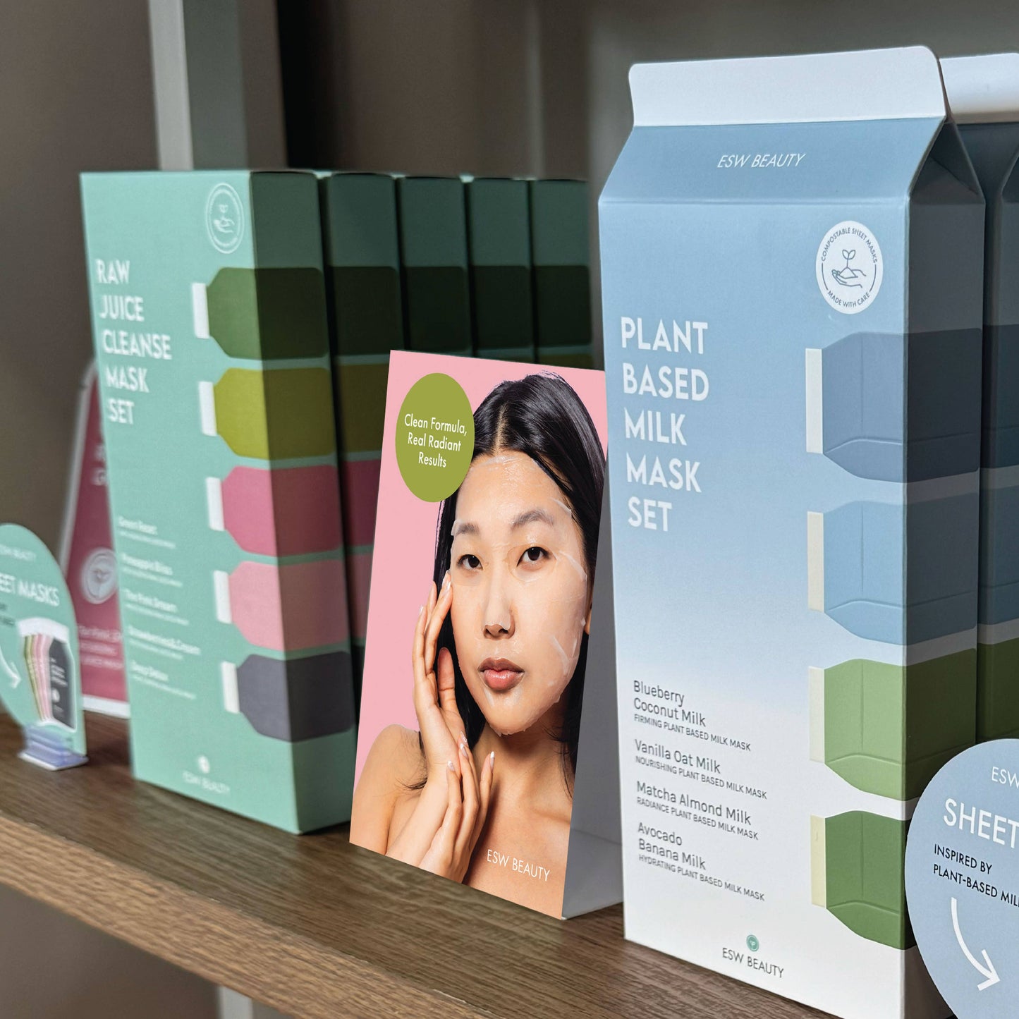 Sheet Mask - Table Tent Card