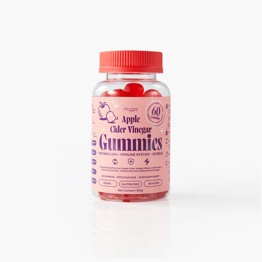 Myga Apple Cider Vinegar Gummies – Apple Flavour Metabolism & Energy Support