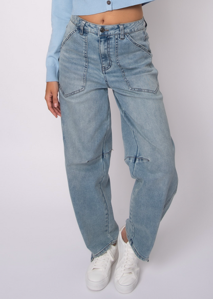 BARNI STRETCH BARREL JEANS
