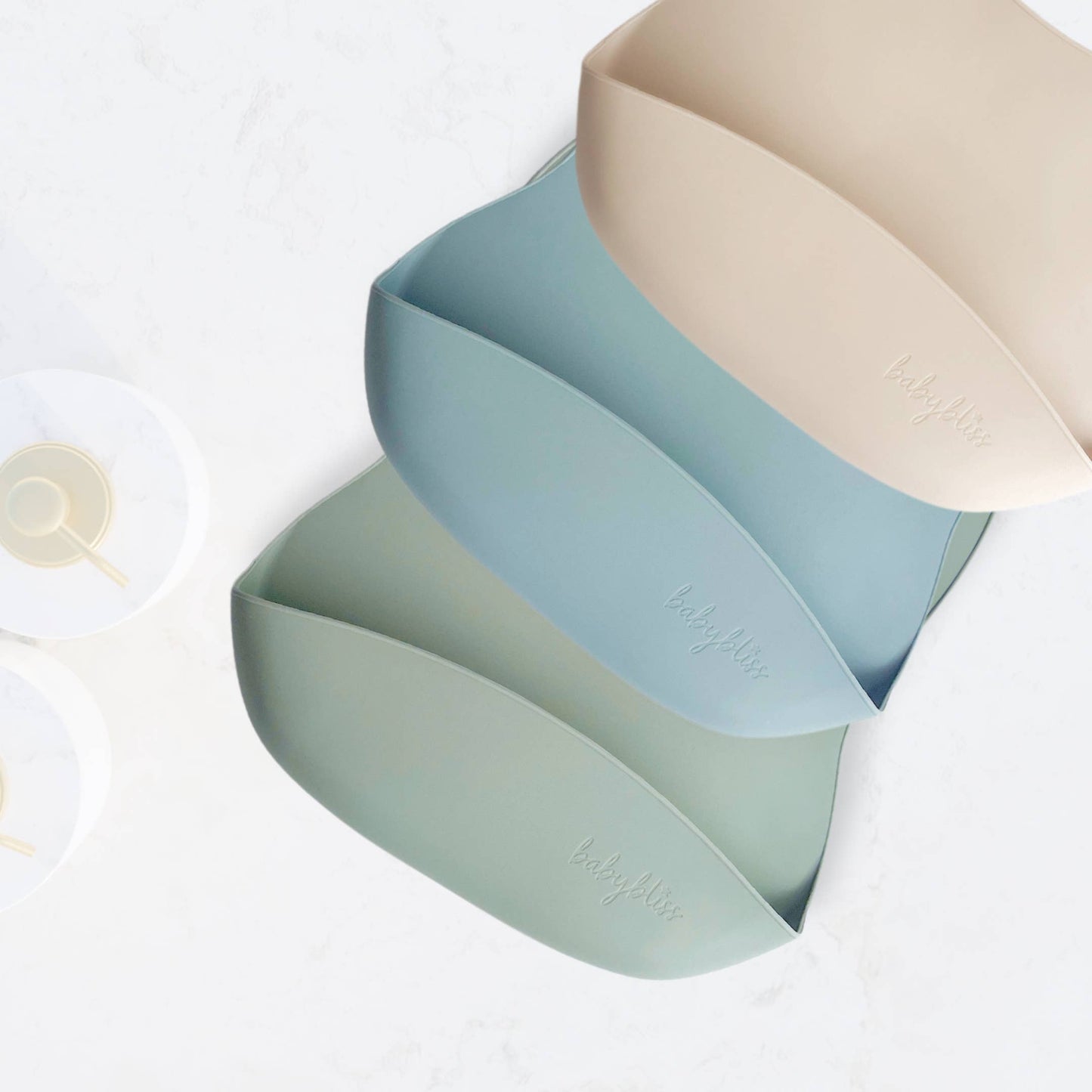 Silicone Bib - Almond: Almond