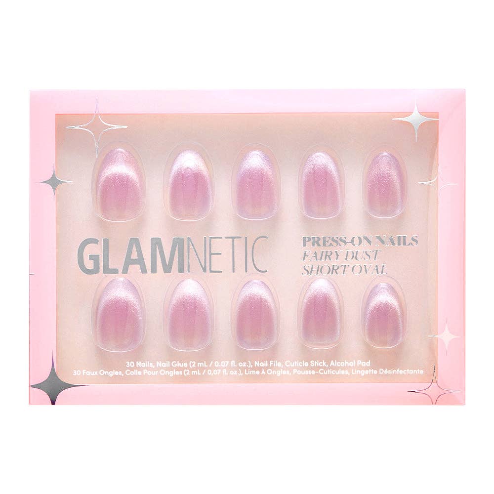 Fairy Dust Press-On Nails| Multidimensional Beige-pink shade