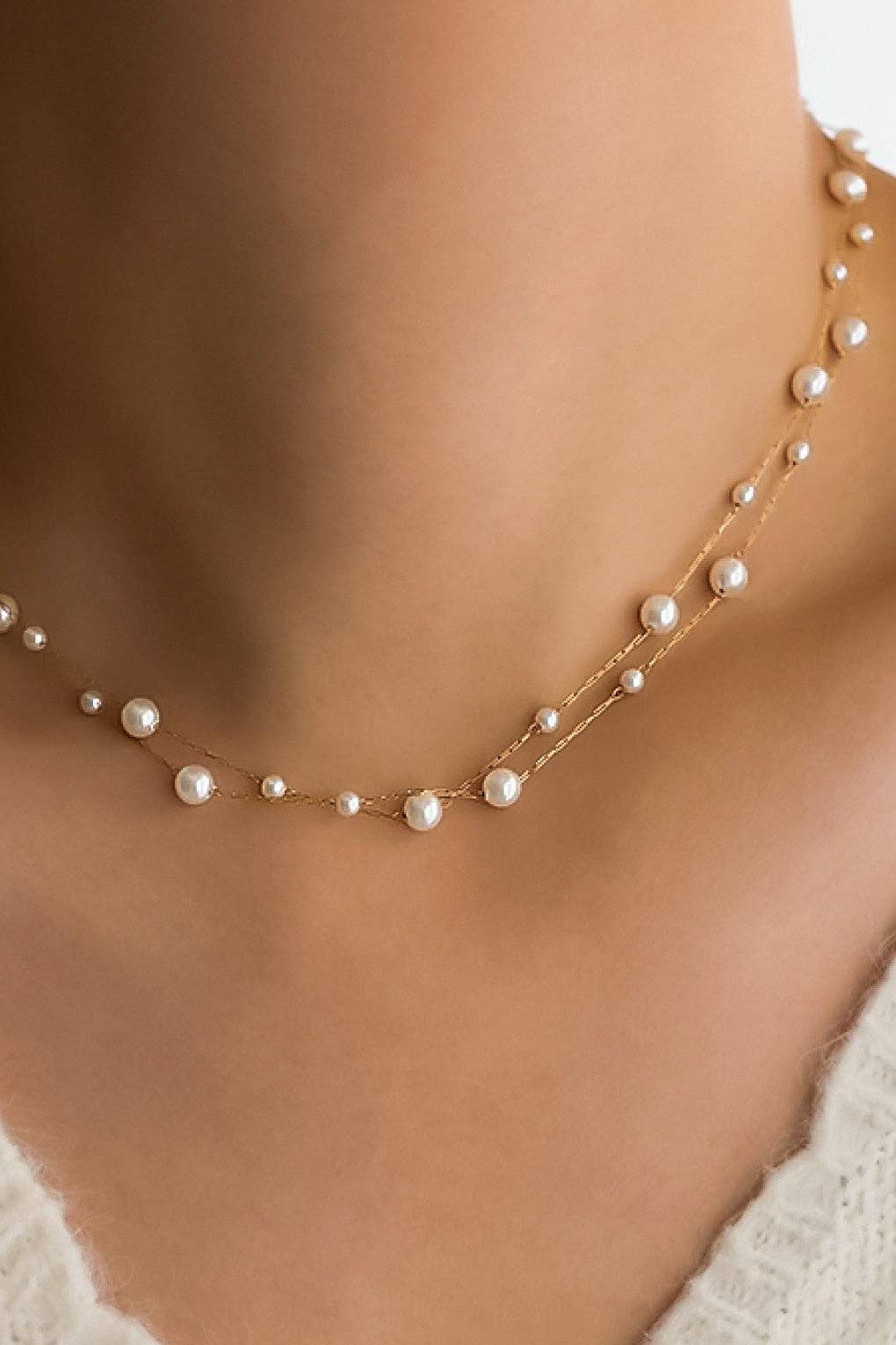 18K Gold Plated Waterproof Stainless Steel Chain Necklace