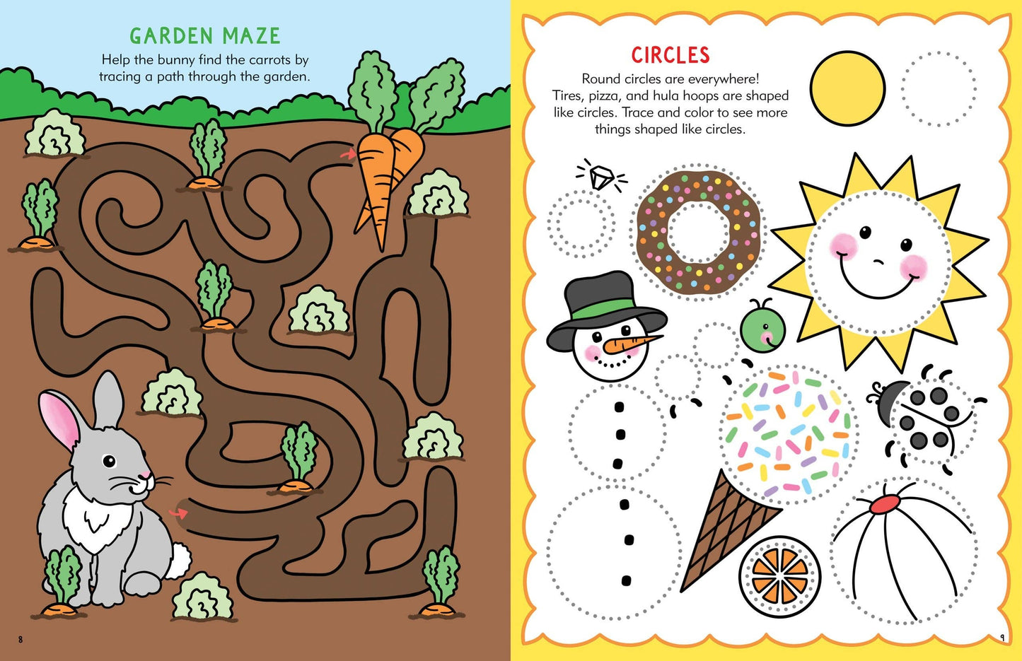 ABC 123 Preschool Activity Book