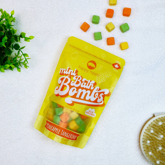 Pineapple Tangerine - Mini Bath Bombs- Gift Bag