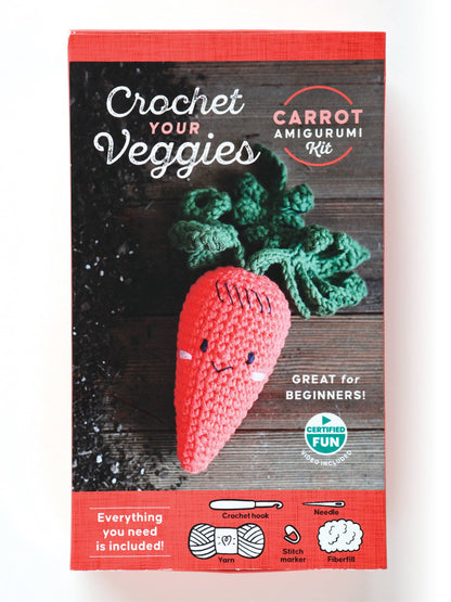 Crochet Your Veggies Amigurumi Kit Carrot