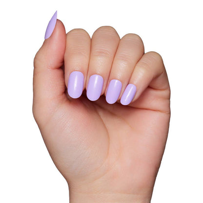 Lilac Press-On Nails|Short Round Shape|Spring Press on Nails