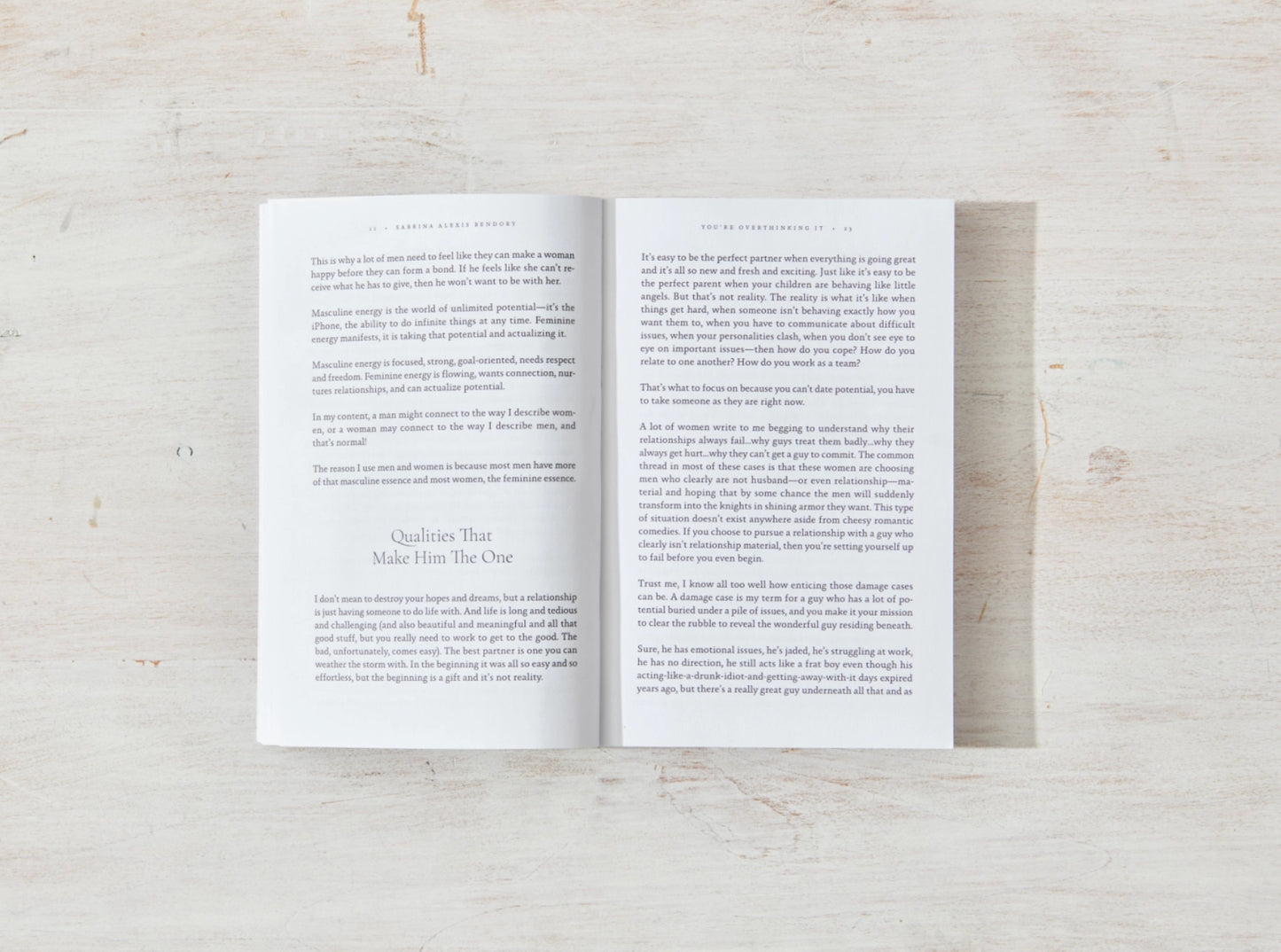 You're Overthinking It