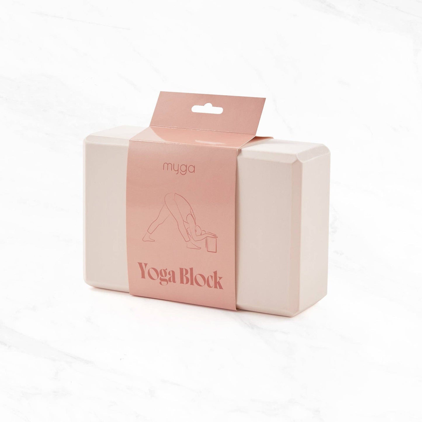 Foam Yoga Block - 6 Colours Available: Blush