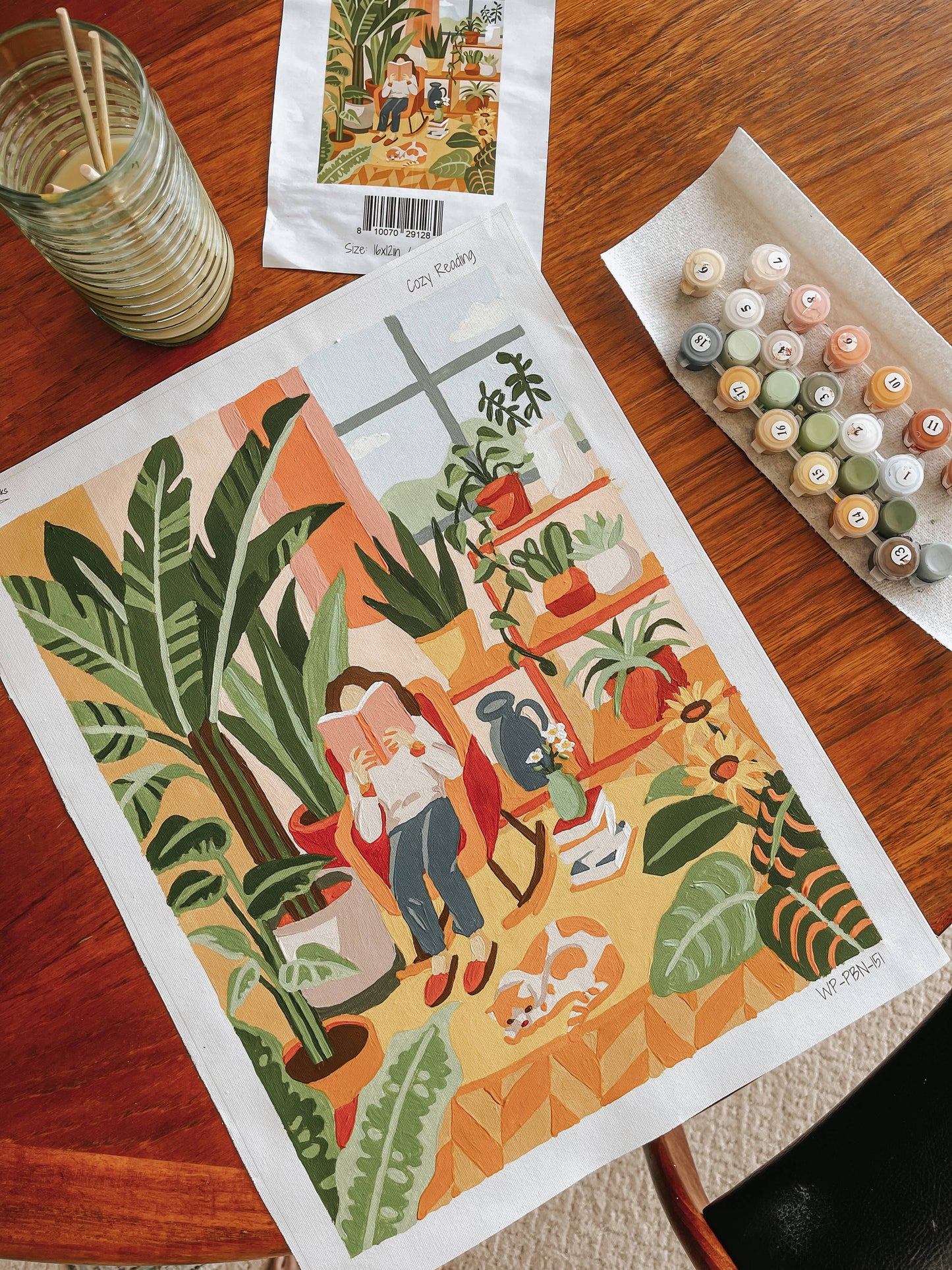 Cozy Reading - Paint by Numbers gift - Graduation Gifts 2025