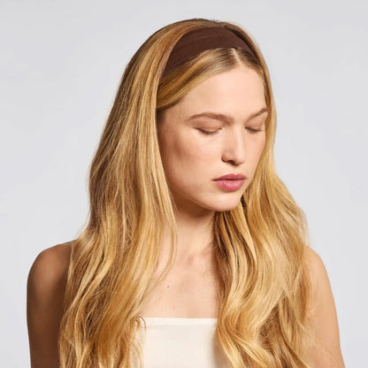 Recycled Fabric Active Headbands 3pc Set- Rosewood