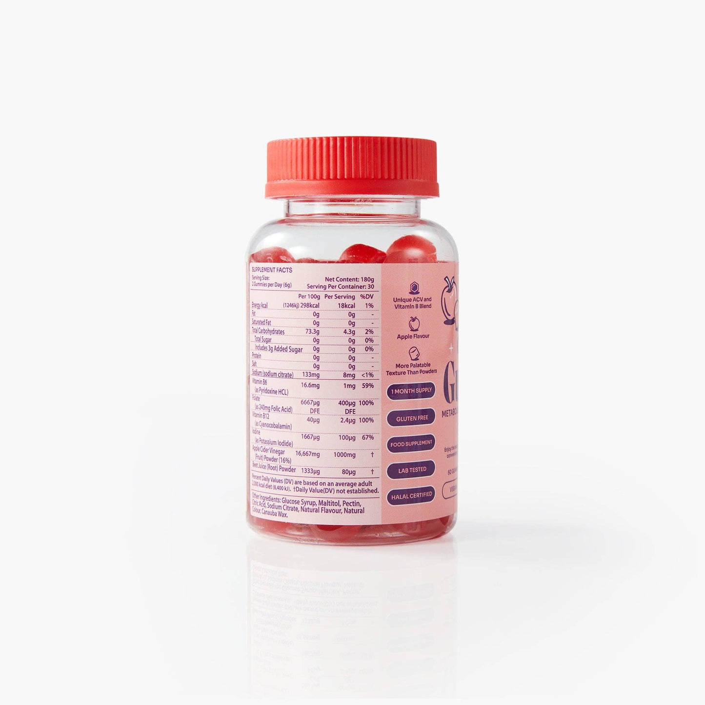 Myga Apple Cider Vinegar Gummies – Apple Flavour Metabolism & Energy Support