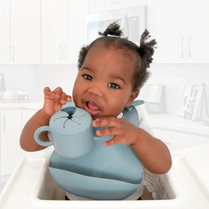 Silicone Bib - Dusty Pink: Dusty Pink