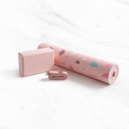 Printed Yoga Starter Kits: Terrazzo