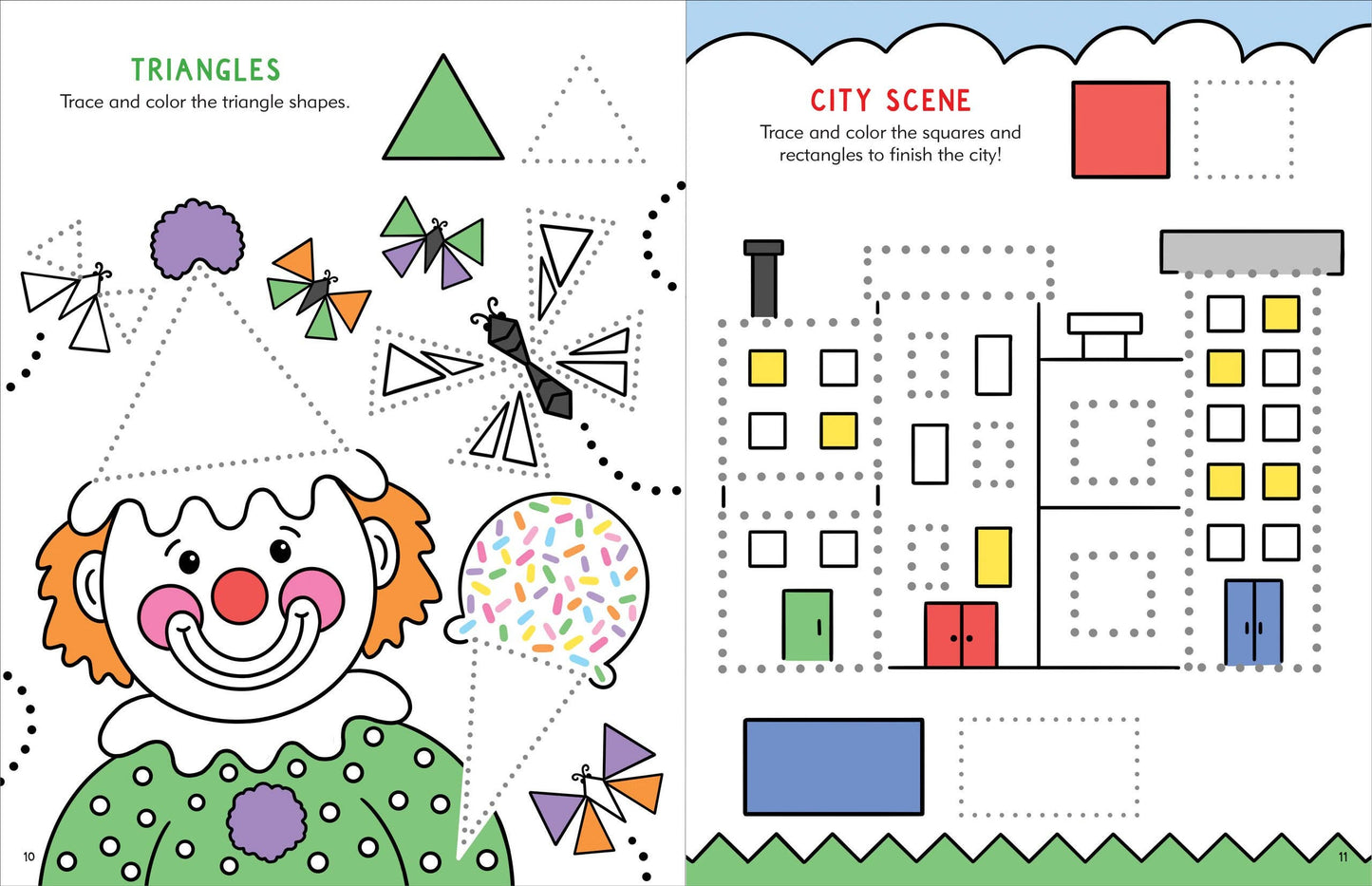 ABC 123 Preschool Activity Book