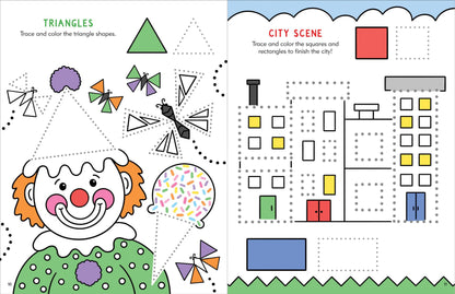 ABC 123 Preschool Activity Book