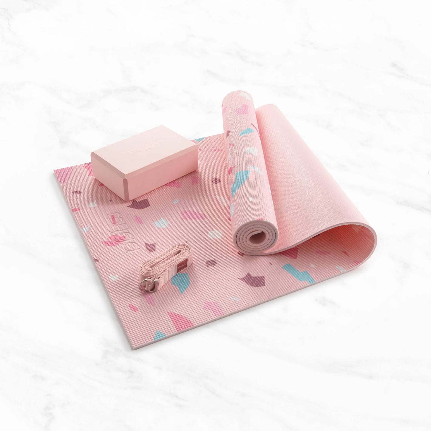 Printed Yoga Starter Kits: Terrazzo