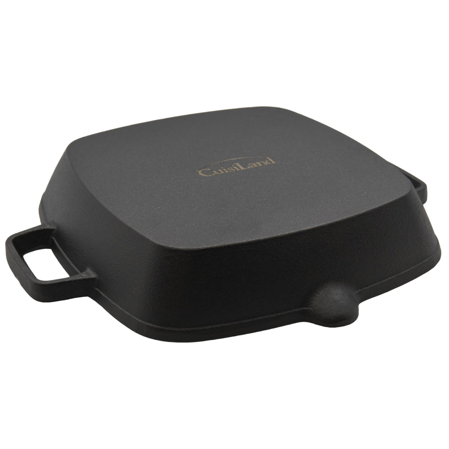 Pre-seasoned Square Grill Skillet With Two Handles (10.25")