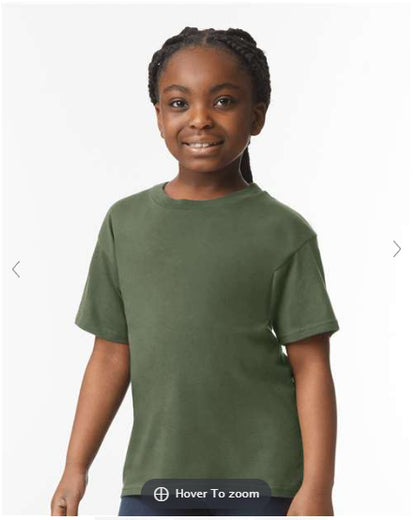 WAKAW LAKE Custom TSHIRT - Youth: Military Green / W X L / Youth Large