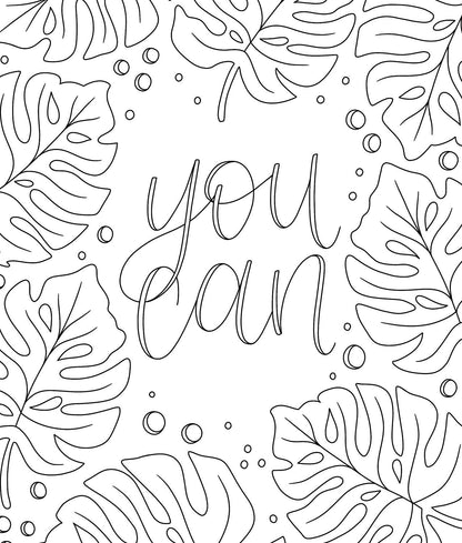 On the Bright Side Coloring Book: Floral Patterns