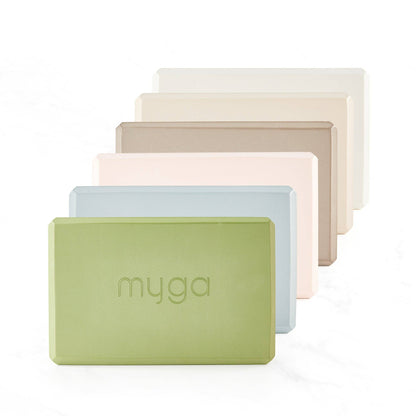 Foam Yoga Block - Moss