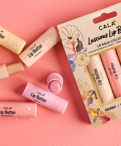CALA Luscious Lip Butter Lip Balm Collection (Pack of 4)